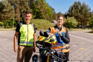 Motorradfahrprüfung